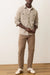 marine layer pacifica overshirt taupe herringbone