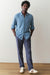 marine layer pacifica stretch shirt indigo