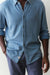 marine layer pacifica stretch shirt indigo detail