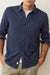 marine layer pacifica stretch shirt navy front