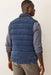 marine layer palisades cord puffer vest washed indigo back