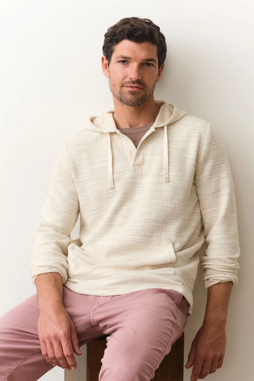 marine layer portola beach hoodie sand 