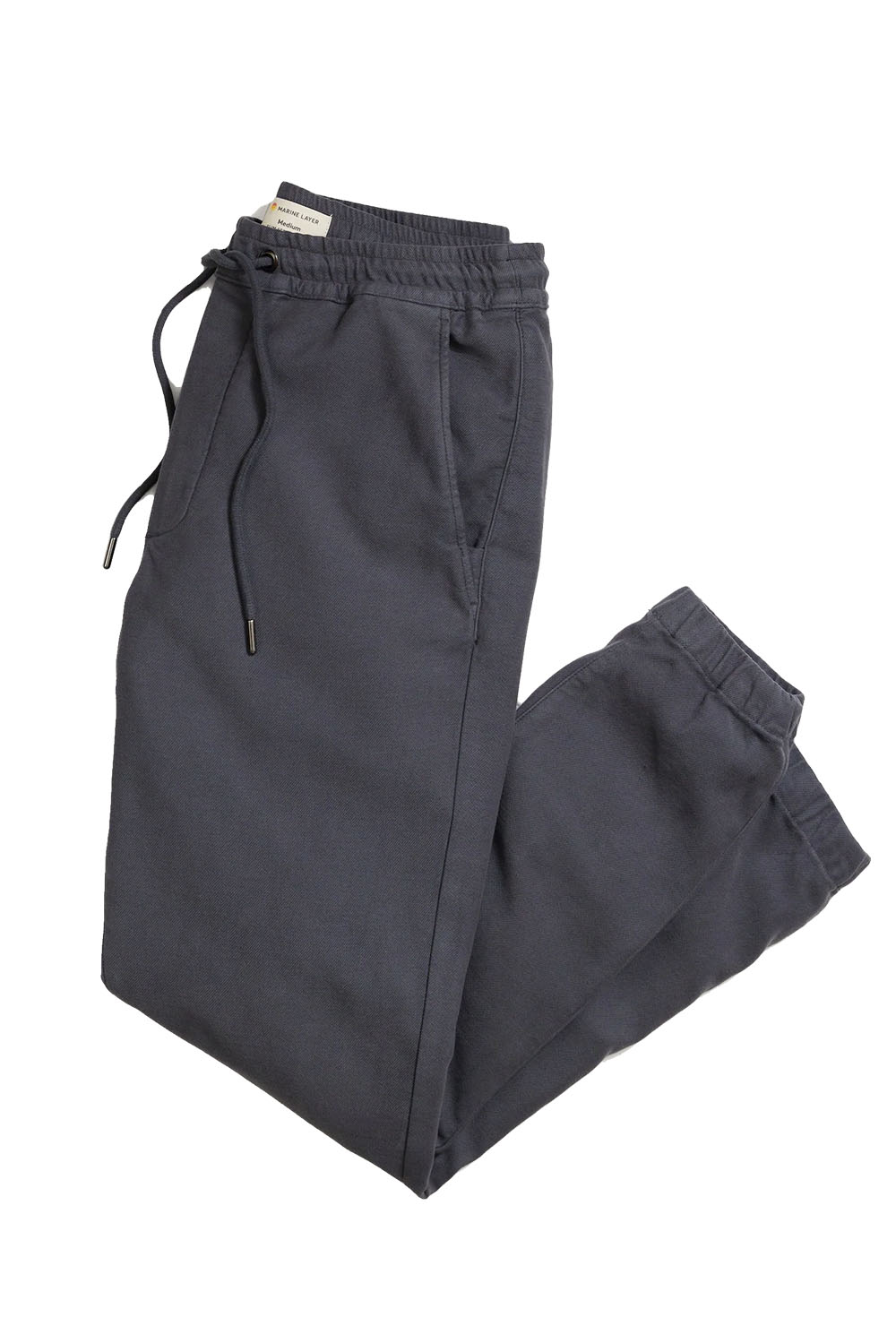marine layer saturday favorite jogger india ink flatlay