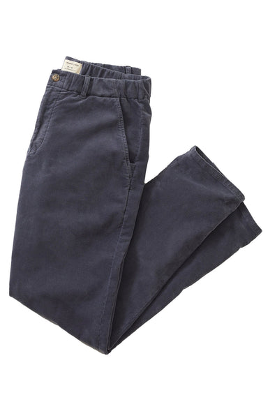 marine layer saturday moleskin chino mood indigo flatlay