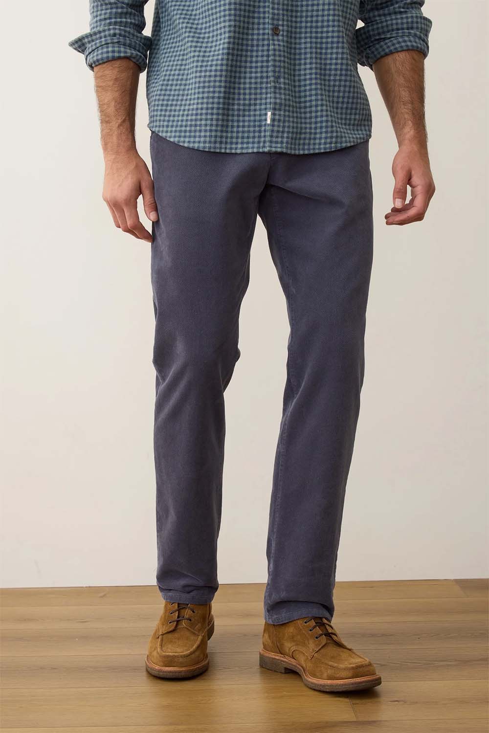 marine layer saturday moleskin chino mood indigo front