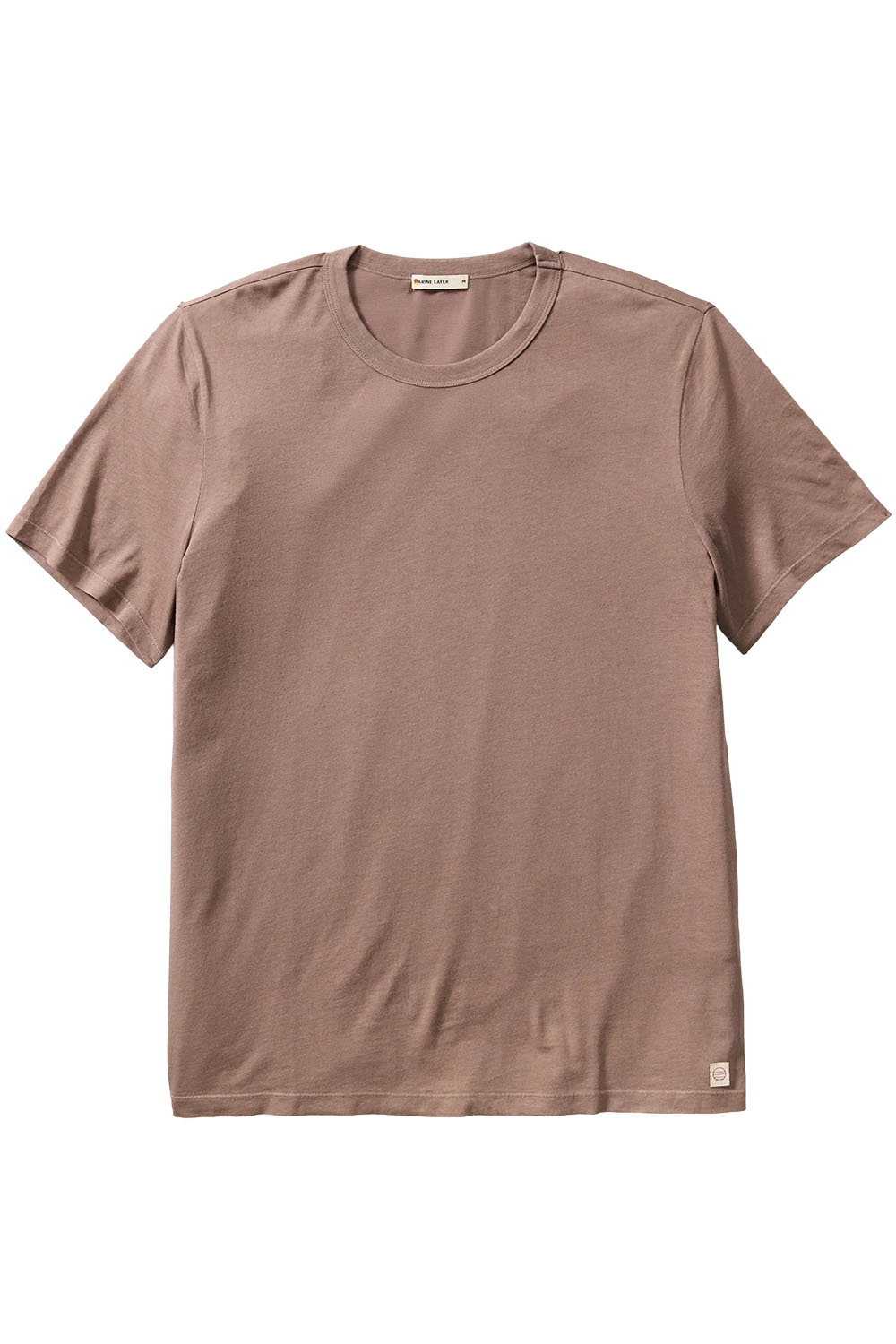 marine layer sea change tee coffee quartz flatlay