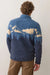 marine layer sierra sherpa pullover blue mountain scene back