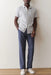 marine layer stretch selvage shirt blue mini stripe