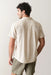 marine layer stretch selvage shirt cream embroidery back