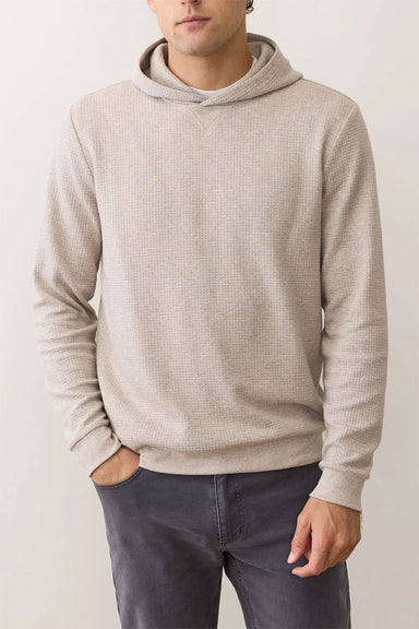 marine layer waffle hoodie oatmeal front