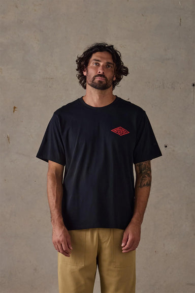 mctavish diamond tee black front