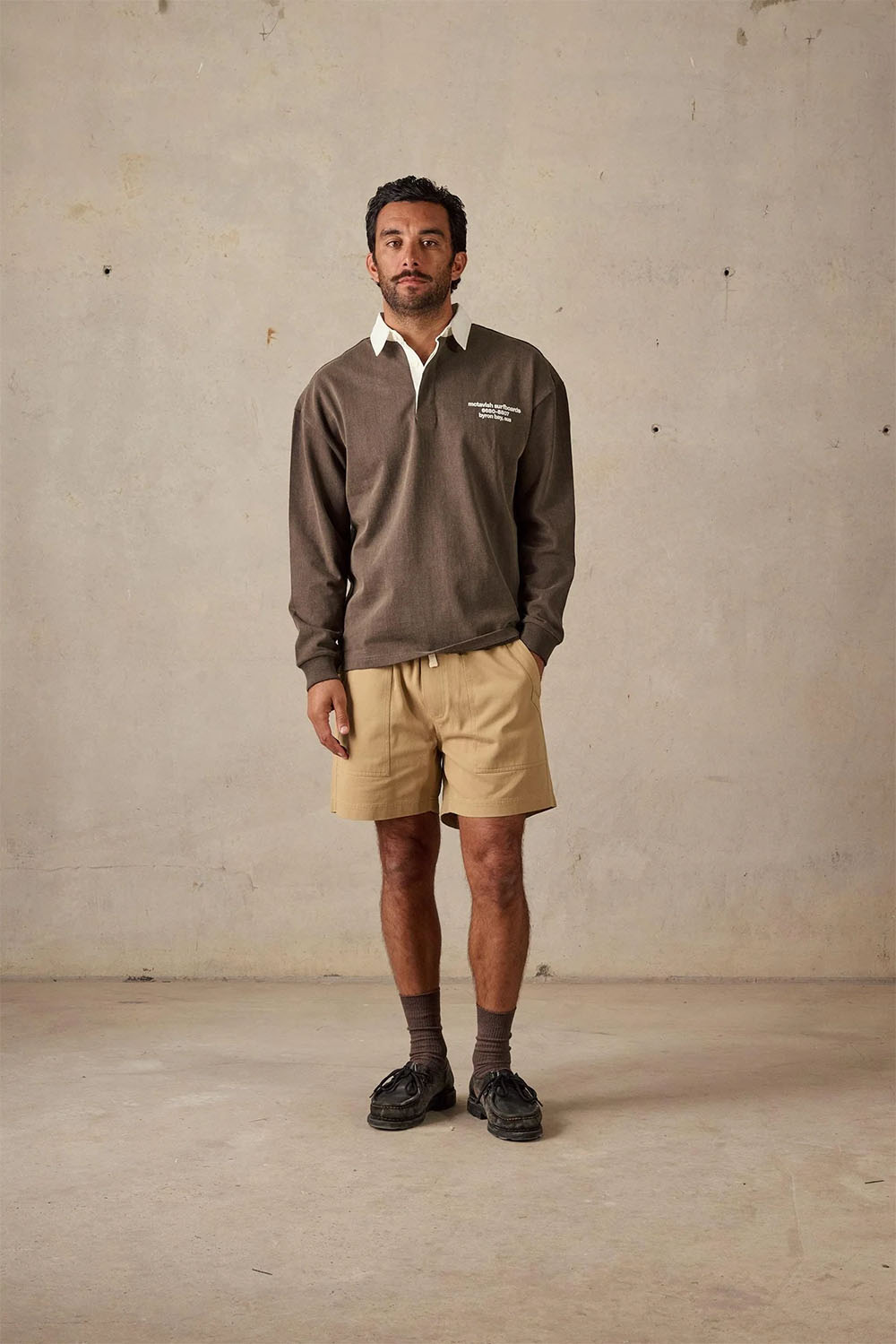 mctavish twill shorts tan