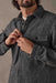 mctavish wool shirt jacket charcoal