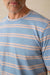 Faherty - Sunwashed Tee - Coast Coral Stripe - Detail