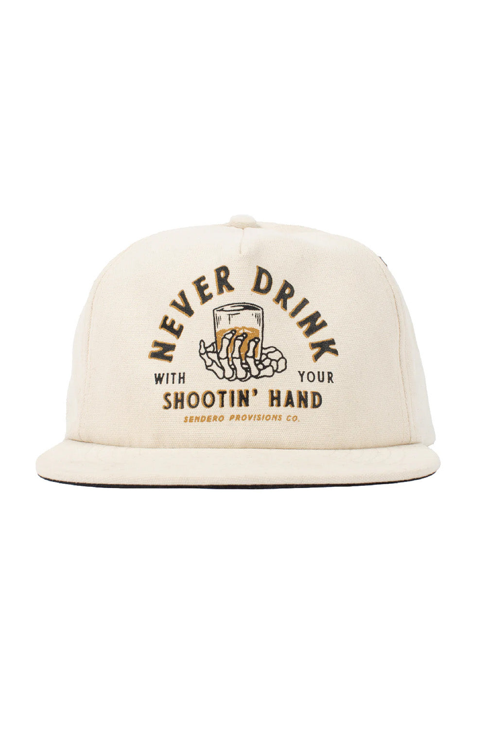 Sendero - Shootin' Hand Hat - White - Front