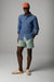 Finisterre - Gylly Shirt - Royal Blue - Model Front
