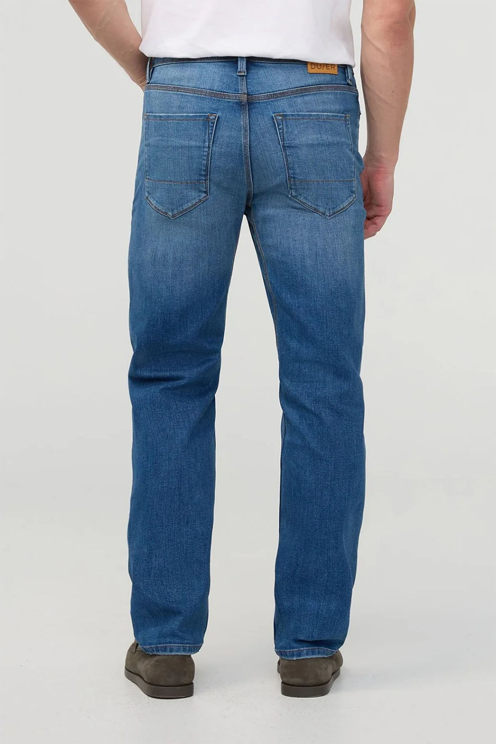Duer - Performance Denim+ Straight - Alpine Indigo - Back