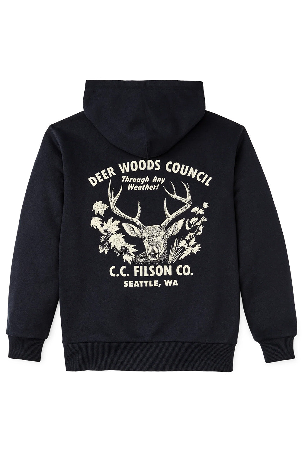 Filson PROSPECTOR GRAPHIC HOODIE Night Sky Back