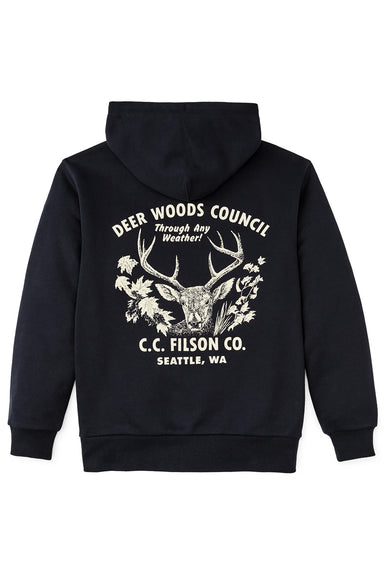 Filson PROSPECTOR GRAPHIC HOODIE Night Sky Back