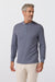 Mizzen + Main - Henderson Henley - Dark Slate - Model Front