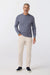 Mizzen + Main - Henderson Henley - Dark Slate - Model Full Body