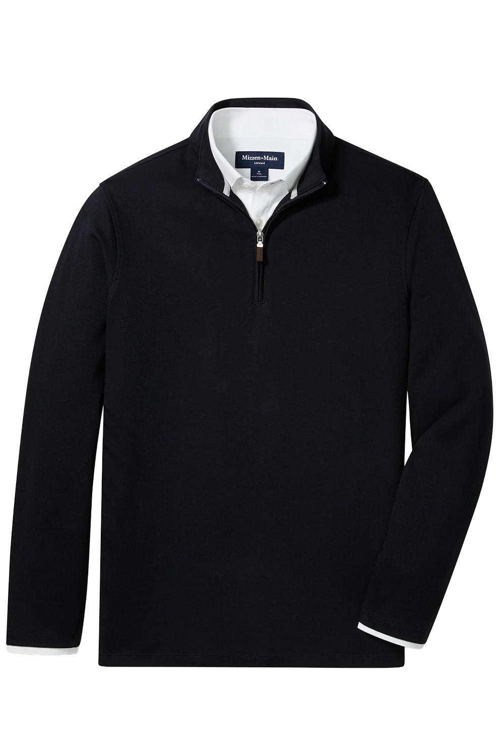 mizzen-and-main-kpi-quarter-zip-black-flatlay