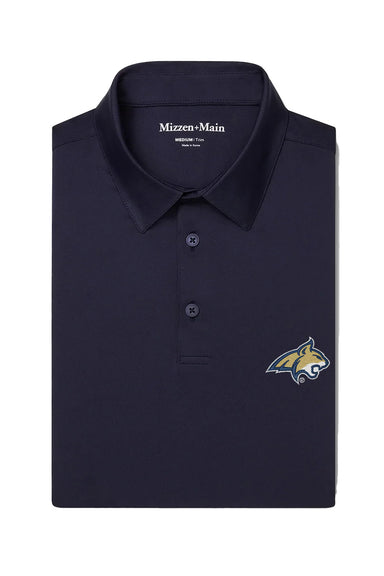 mizzen and main MONTANA STATE VERSA SS POLO Navy