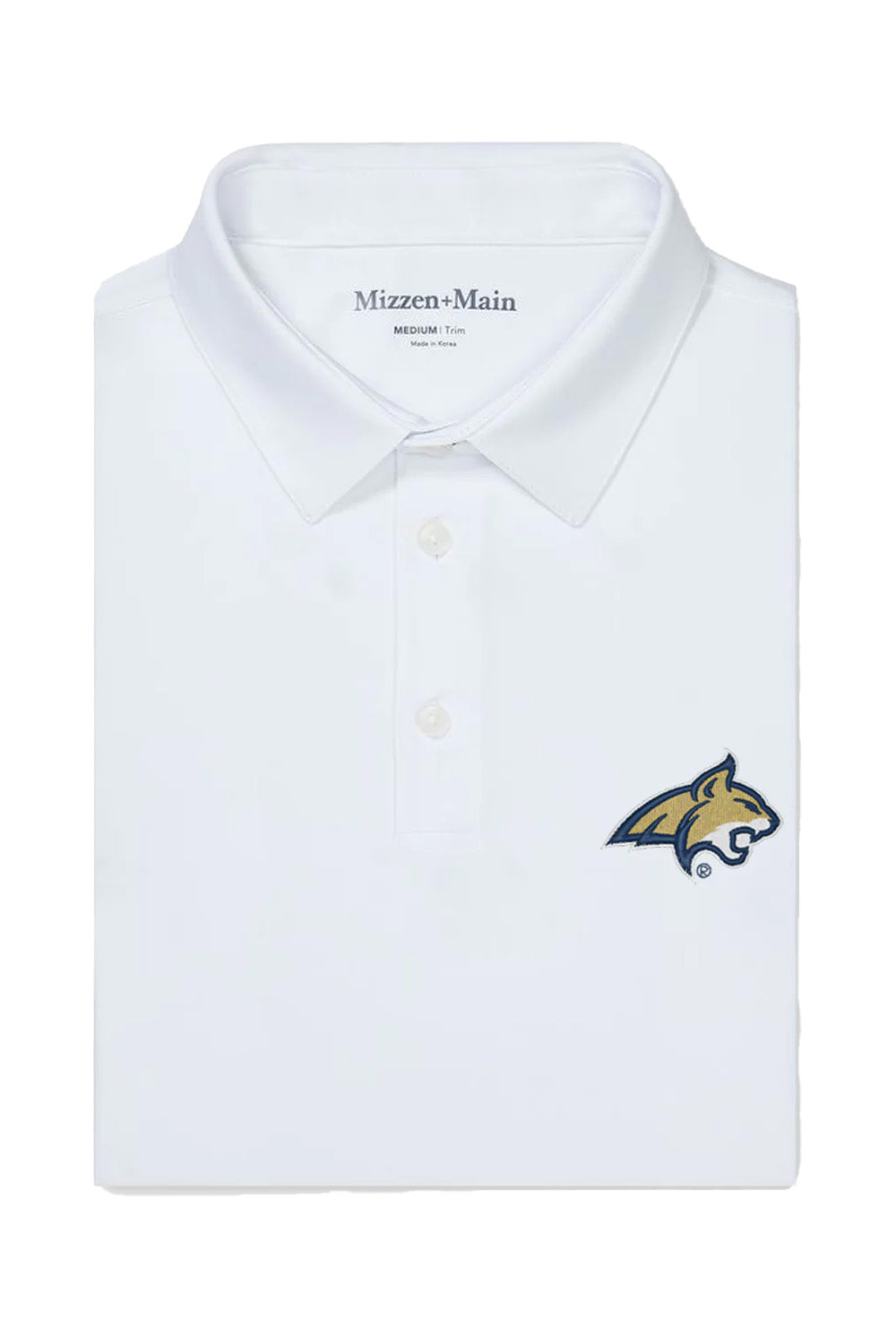 mizzen and main MONTANA STATE VERSA SS POLO White