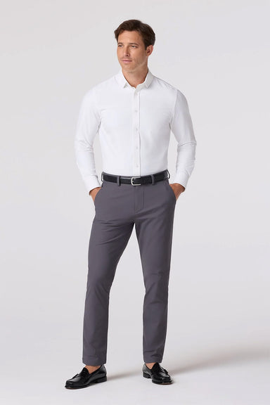 mizzen and main bateman ls white twill