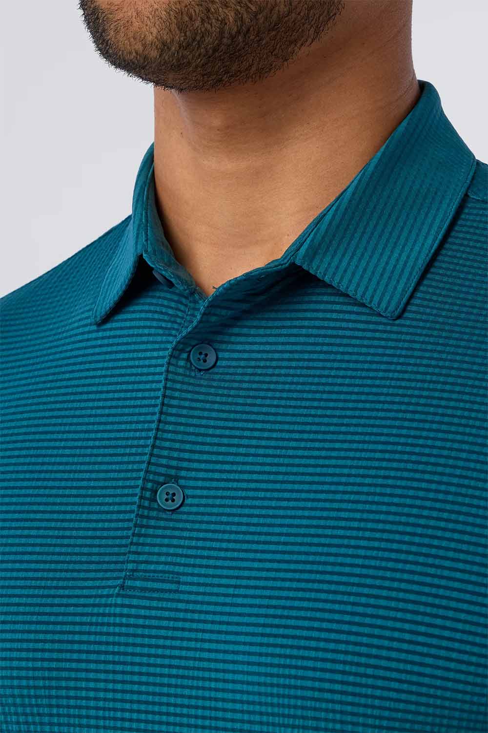 mizzen and main copa polo dark teal detail