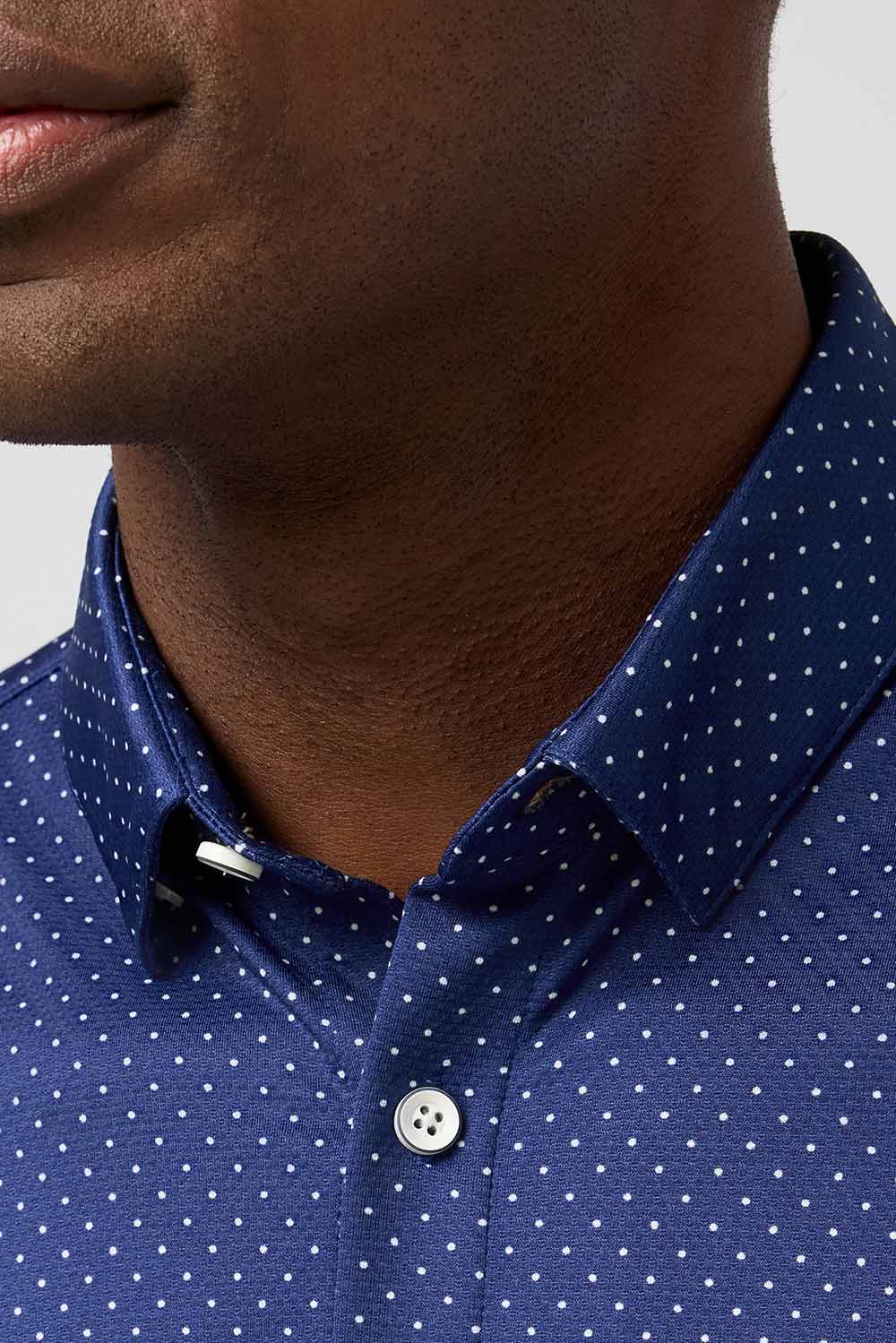 mizzen and main halyard ss cobalt dot detail