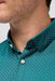 mizzen and main halyard ss dk teal dot detail