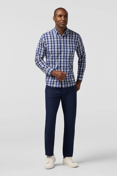 mizzen and main kennedy ls midnight navy beckett plaid