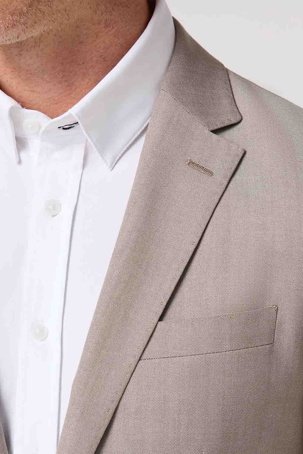 mizzen and main lavelle blazer british tan detail