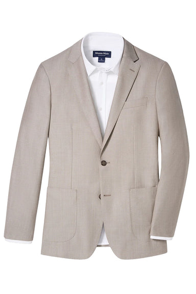 mizzen and main lavelle blazer british tan flatlay