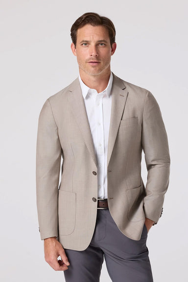mizzen and main lavelle blazer british tan front