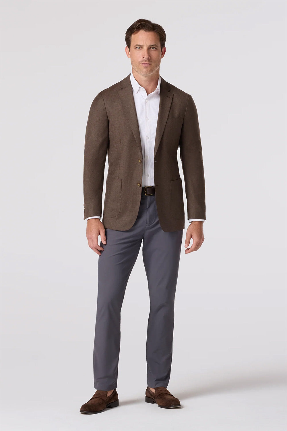 mizzen and main lavelle mw blazer espresso heather