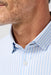 mizzen and main leeward ls cloud blue bengal stripe detail