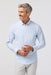 mizzen and main leeward ls cloud blue bengal stripe front