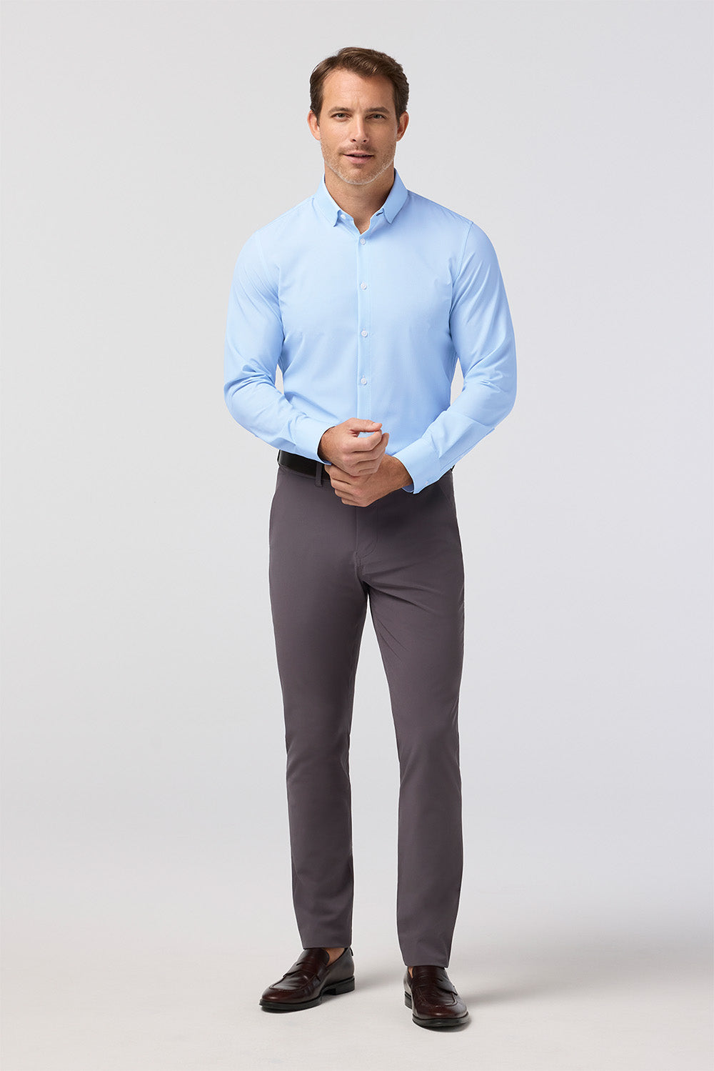 mizzen and main leeward ls cloud blue micro dot