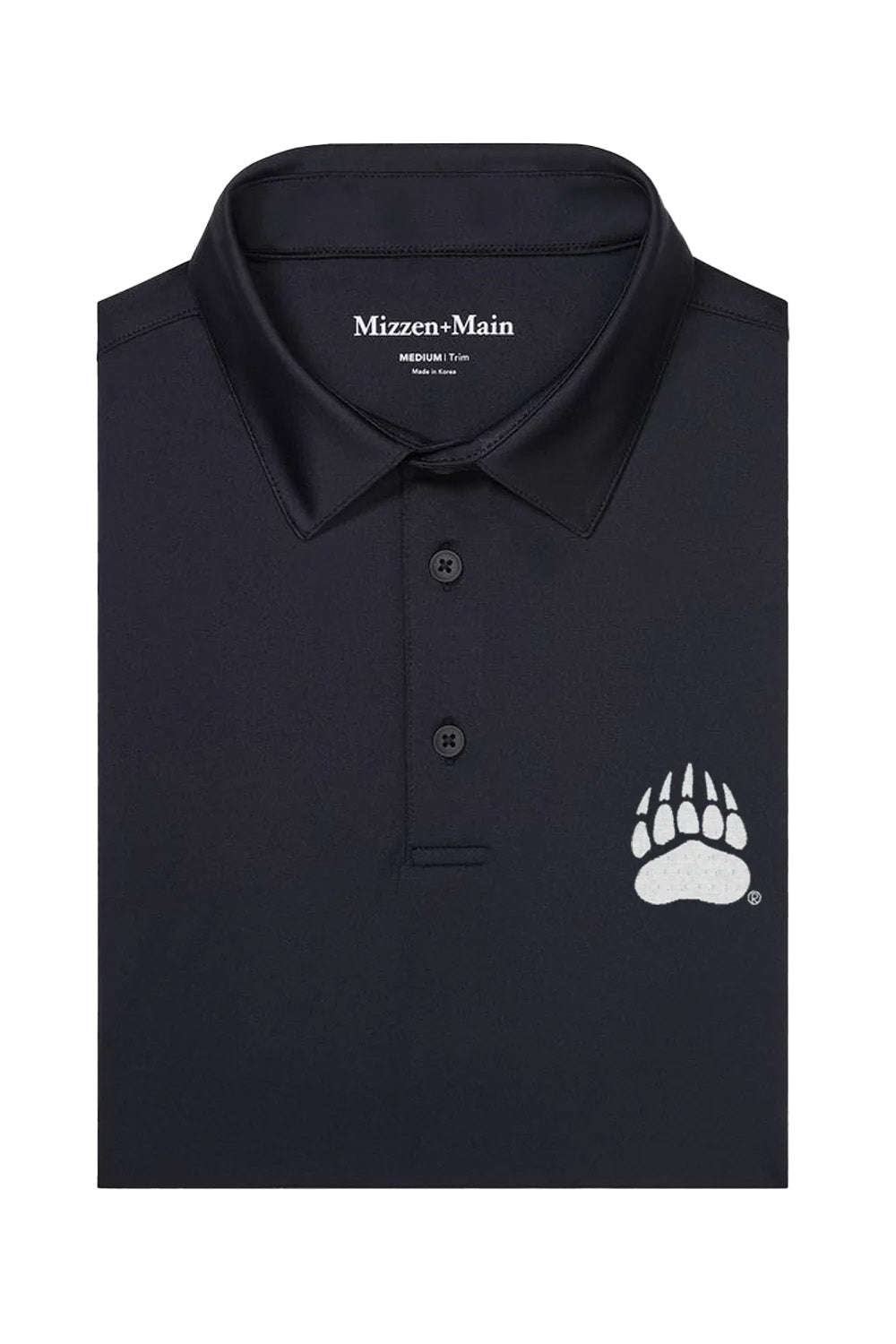 mizzen and main montana versa polo ss black