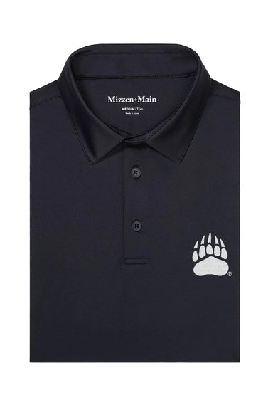 mizzen and main montana versa polo ss black
