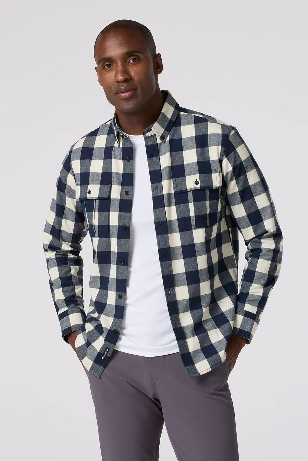 mizzen and main upstate ls flannel birch leo buffalo check open 