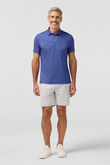 mizzen and main versa polo cobalt diagonal dot