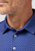 mizzen and main versa polo cobalt diagonal dot detail