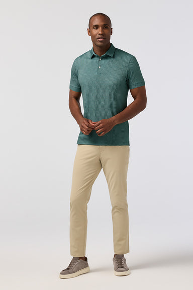mizzen and main versa polo pine circle texture