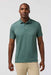 mizzen and main versa polo pine circle texture front