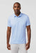mizzen and main versa polo skyline blue lucky toss front
