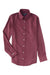 Mizzen + Main - Leeward LS - Plum Gray Dot Print - Flatlay