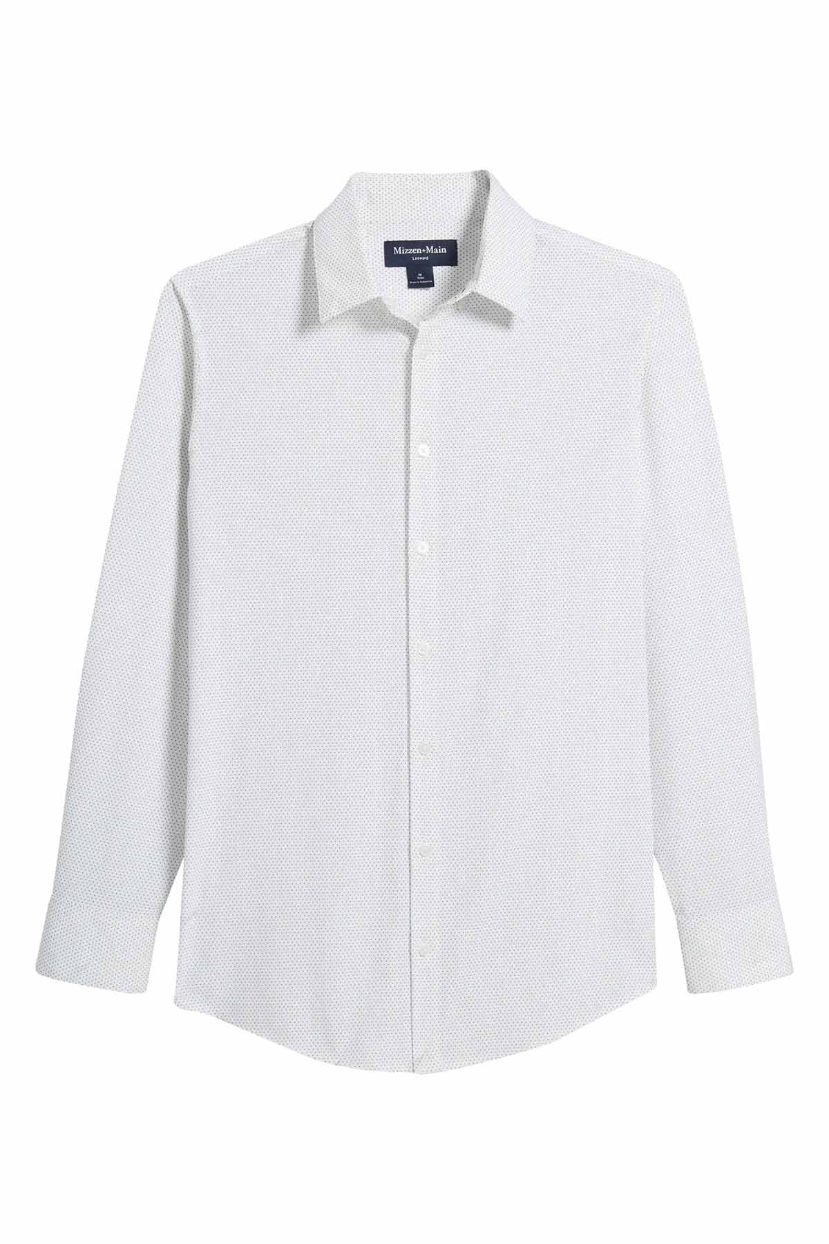 Mizzen + Main - Leeward LS - Sage Dot - Flatlay